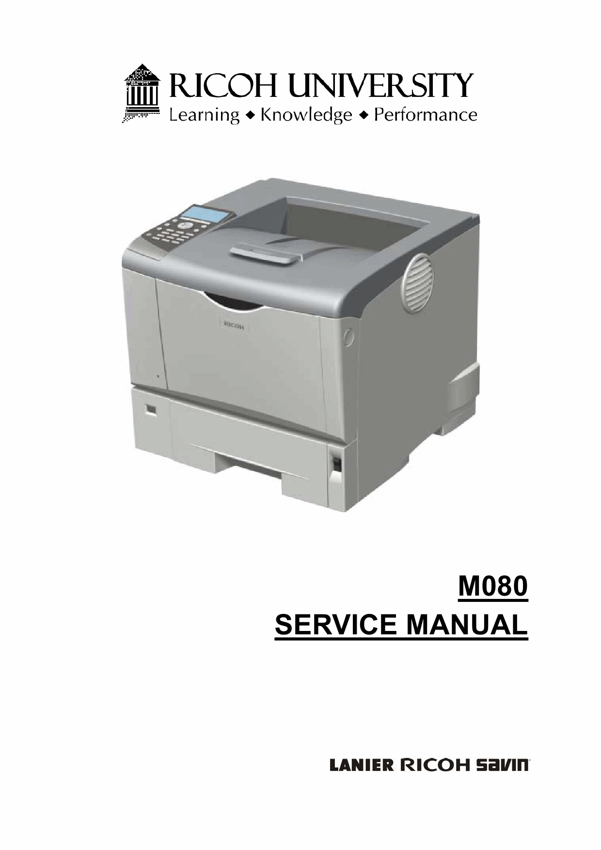 RICOH Aficio SP-4310N M080 Service Manual-1